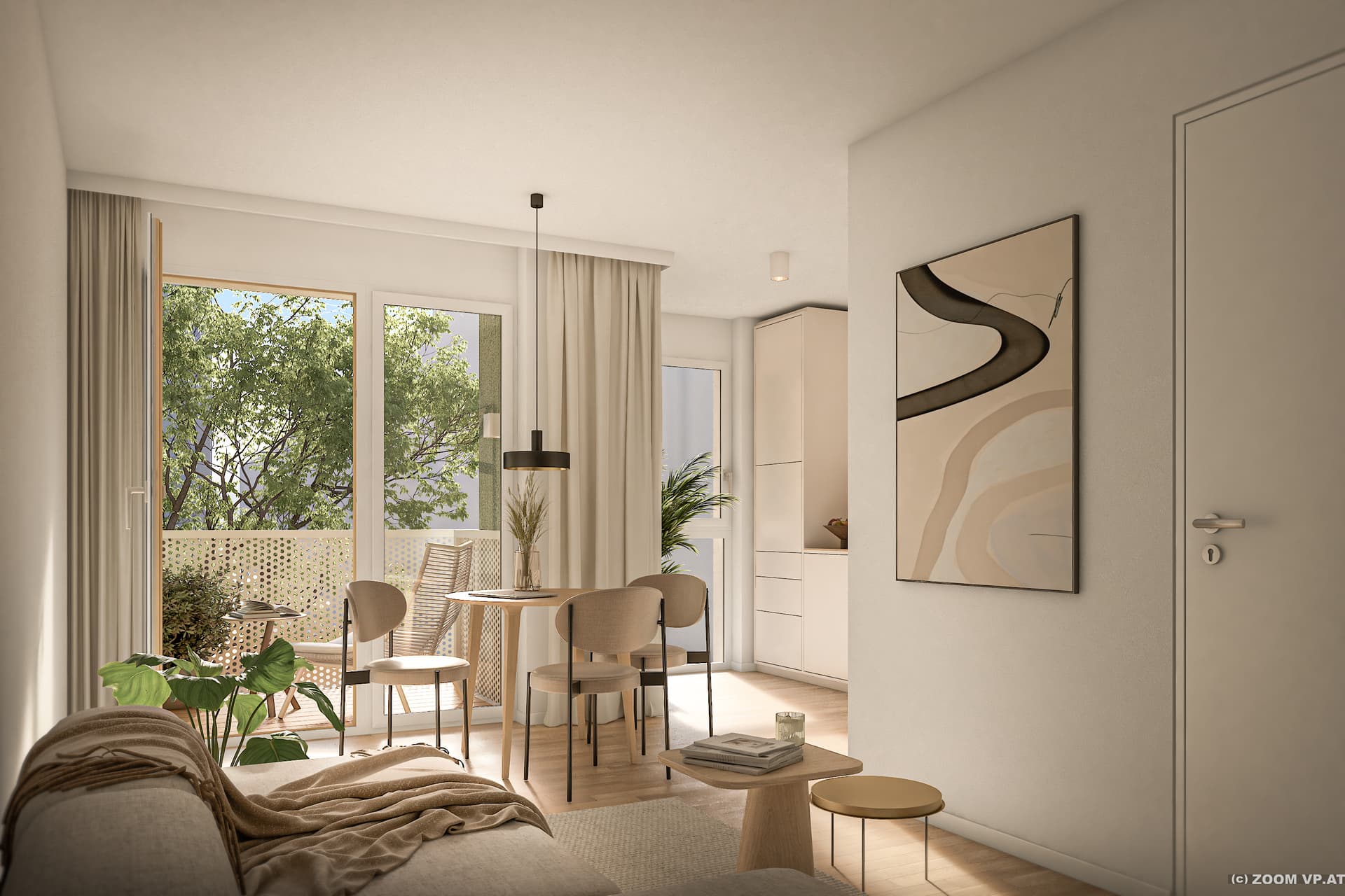 DAVID 59: Sonniges Multitalent für jede Lebenslage | 3-Zimmer Wohnung mit Innenhof-Loggia